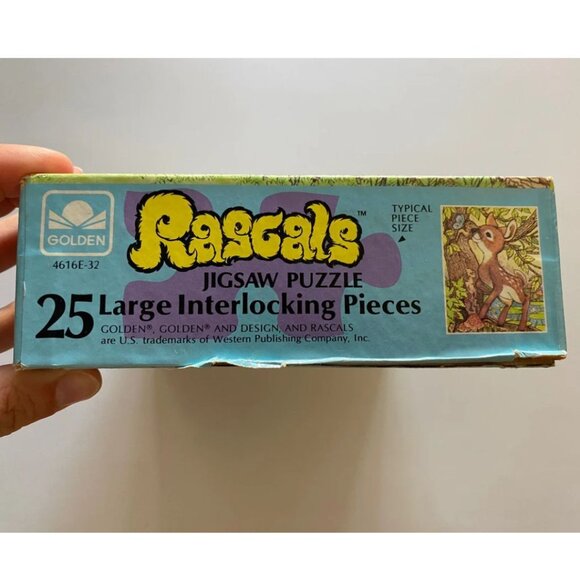 Rascals Baby Deer Jigsaw Puzzle 1982 Kids Childrens Game Toy - Picture 4 of 6